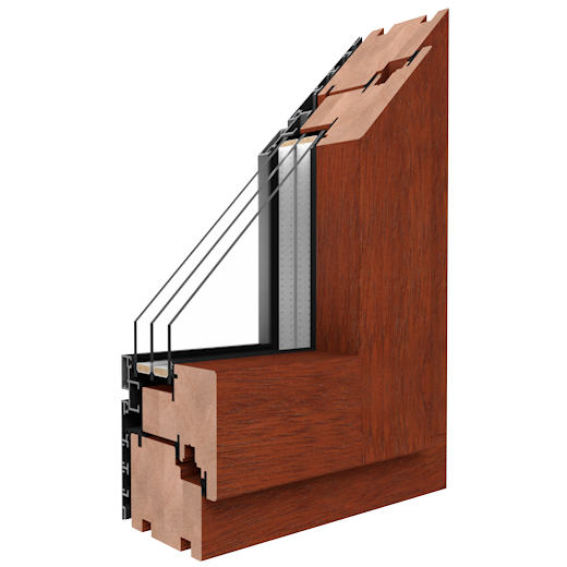 Duoline Holz-Aluminium Fenster
