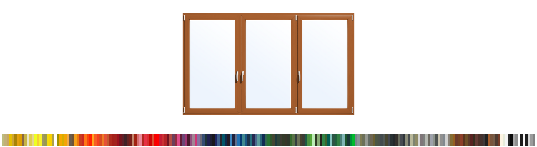 Farben Aluminiumfenster MB-45