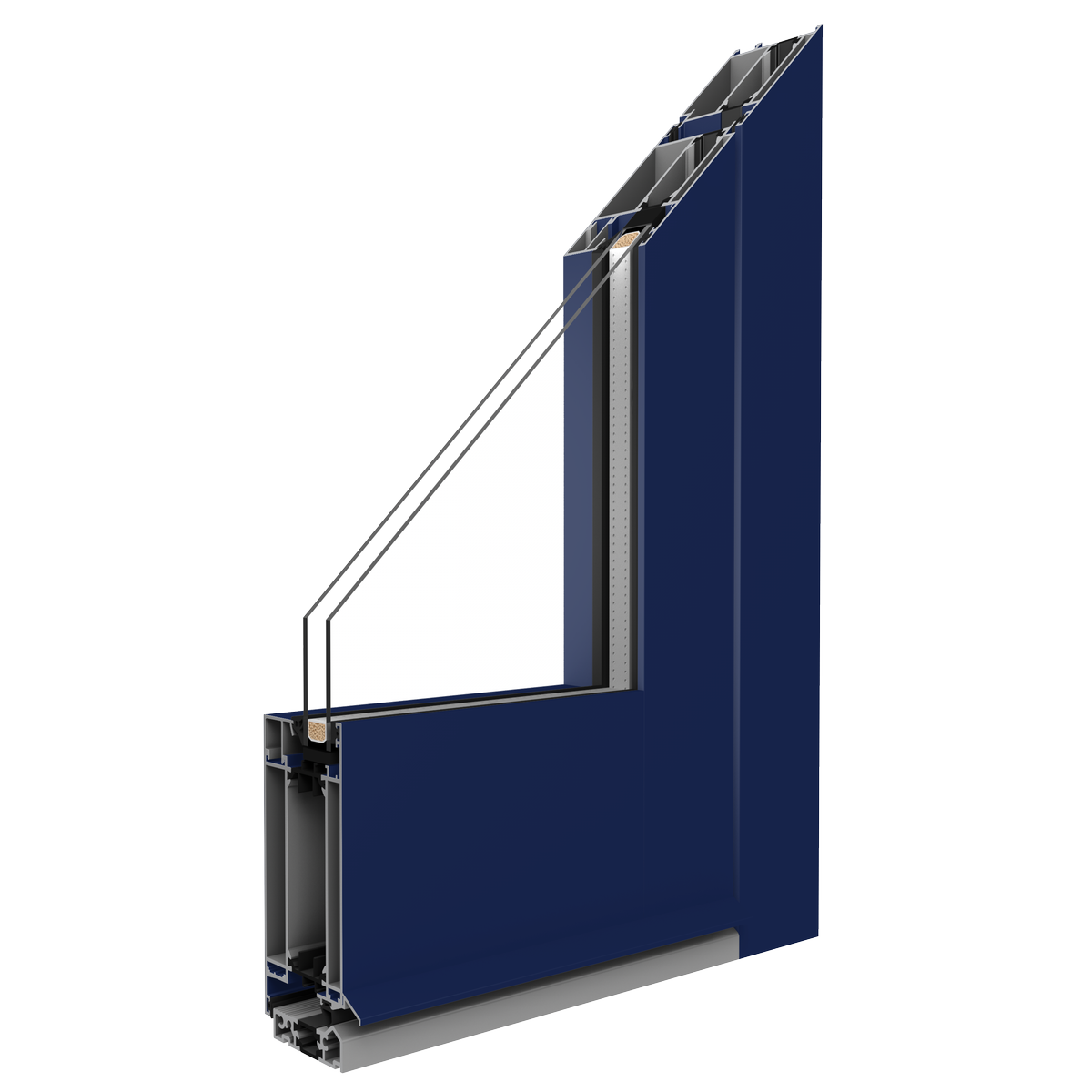 MB70 Aluminiumtüren